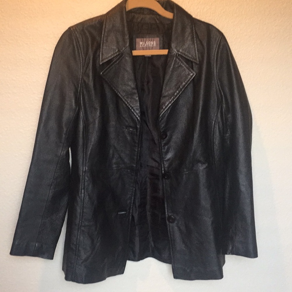 Leather jacket